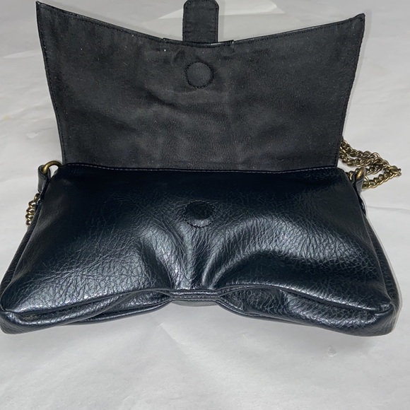 Matt by Matt & Nat purse vegan leather, moto style with chains and studs - Picture 3 of 10